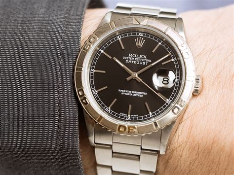 rolex datejust turn o graph 16264 watch|Rolex turn o graph price.